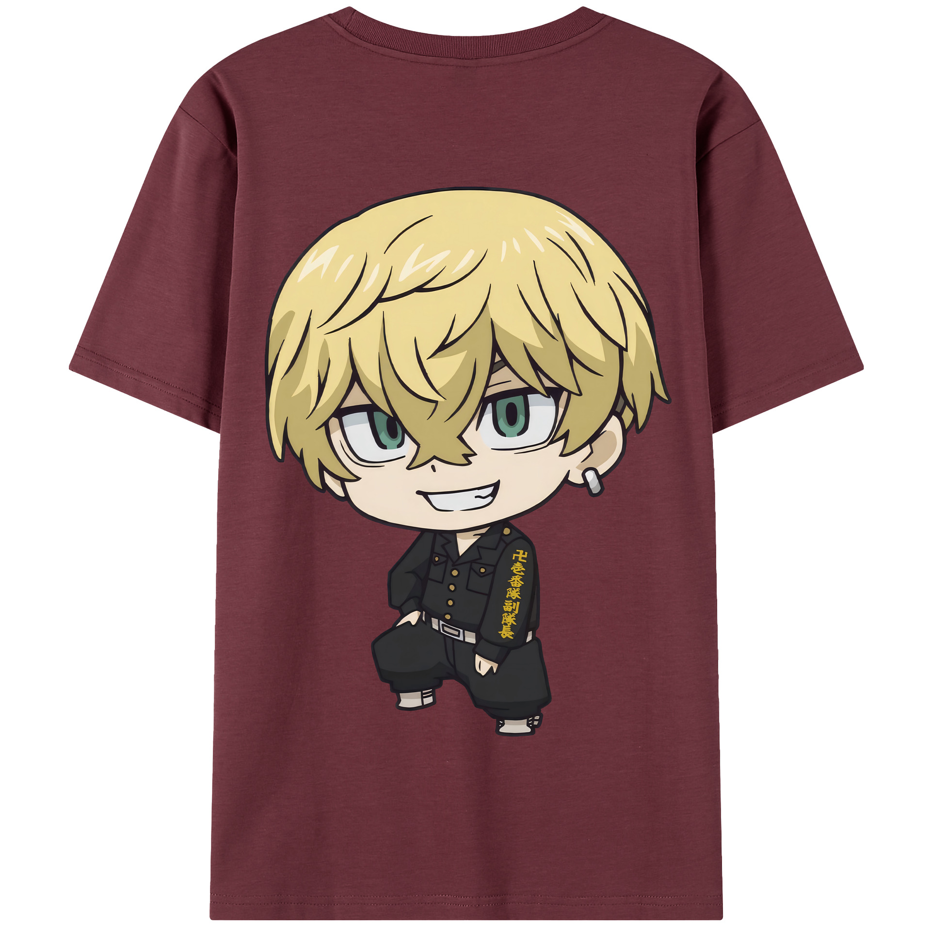 （画像用） 東京リベンジャーズ Tokyo Revengers 綿100％半袖Tシャツ（背面プリント）